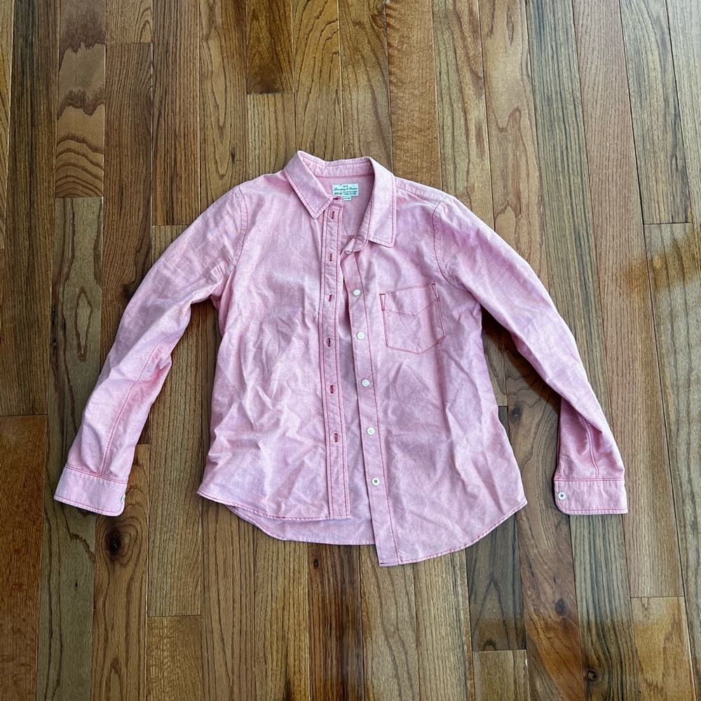 Red Button Up- Madewell Brand